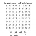 Words With Long Vowel Sounds Word Search   Wordmint