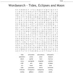 Wordsearch   Tides, Eclipses And Moon   Wordmint