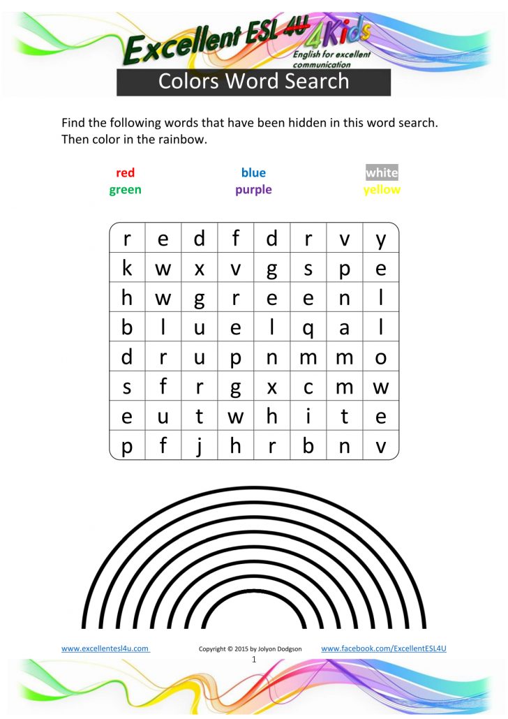 Free Printable Word Search Games For Kids